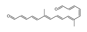 6,11-dimethylhexadeca-2,4,6,8,10,12,14-heptaenedial Structure
