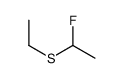 1-ethylsulfanyl-1-fluoroethane结构式