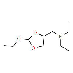 1,3-Dioxolane-4-methanamine,2-ethoxy-N,N-diethyl-(9CI) structure