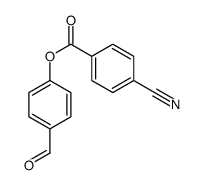 (4-formylphenyl) 4-cyanobenzoate结构式