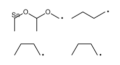 tributyl(1-ethoxyethoxymethyl)stannane Structure