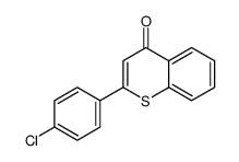 2-(4-chlorophenyl)thiochromen-4-one Structure