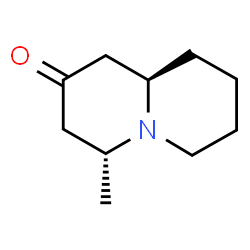 (4R,9aβ)-Octahydro-4-methyl-2H-quinolizine-2-one structure