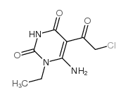 6-AMINO-5-(CHLOROACETYL)-1-ETHYLPYRIMIDINE-2,4(1H,3H)-DIONE picture