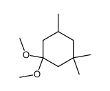 1,1-dimethoxy-3,3,5-trimethyl-cyclohexane Structure