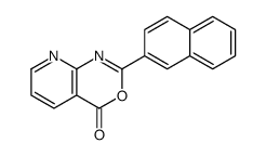 2-naphthalen-2-ylpyrido[2,3-d][1,3]oxazin-4-one Structure