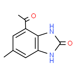 2H-Benzimidazol-2-one,4-acetyl-1,3-dihydro-6-methyl-(9CI)结构式