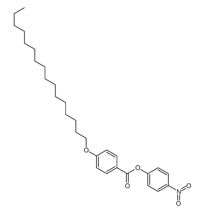 (4-nitrophenyl) 4-hexadecoxybenzoate Structure