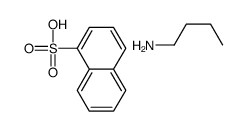 butan-1-amine,naphthalene-1-sulfonic acid结构式