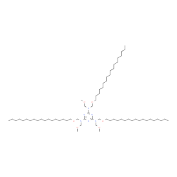 tris(methoxymethyl)tris[(octadecyloxy)methyl]-1,3,5-triazine-2,4,6-triamine structure