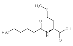 己酰基-L-蛋氨酸结构式
