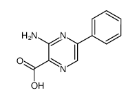 2-amino-6-phenylpyrazine-3-carboxylic acid Structure