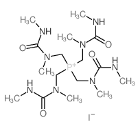 tetrakis[(methyl-(methylcarbamoyl)amino)methyl]phosphanium结构式