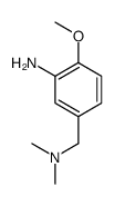 Benzenemethanamine, 3-amino-4-methoxy-N,N-dimethyl- (9CI) structure