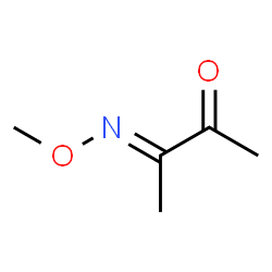 2,3-Butanedione, mono(O-methyloxime), (E)- (9CI) structure