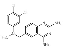 2,4-Quinazolinediamine,6-[[(3,4-dichlorophenyl)methylamino]methyl]- picture