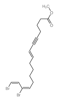 HEXADECATRIEN-5-YNOATE, 5-DIBROMO- (B713496F013)结构式