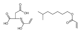 6-methylheptyl prop-2-enoate,(2S)-2-(prop-2-enoylamino)butanedioic acid结构式