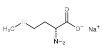 d-methionine sodium salt Structure