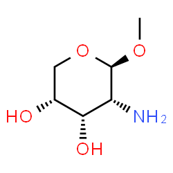 beta-D-Ribopyranoside, methyl 2-amino-2-deoxy- (9CI)结构式