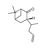 (1R,3S,5S)-6,6-Dimethyl-3-[1-methyl-3-butenyl]bicyclo[3.1.1]heptan-2-one结构式