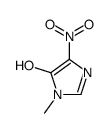 3-methyl-5-nitroimidazol-4-ol结构式