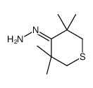 (3,3,5,5-tetramethylthian-4-ylidene)hydrazine结构式