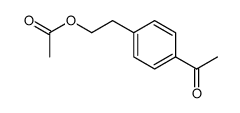 β-(4-acetylphenyl)ethyl acetate结构式