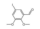 2,3-dimethoxy-5-iodobenzaldehyde结构式