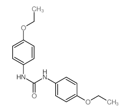 Urea,N,N'-bis(4-ethoxyphenyl)- Structure