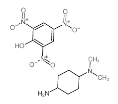 N,N-dimethylcyclohexane-1,4-diamine; 2,4,6-trinitrophenol结构式