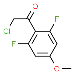 Ethanone, 2-chloro-1-(2,6-difluoro-4-methoxyphenyl)- (9CI)结构式