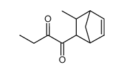 1-(3-methylbicyclo[2.2.1]hept-5-en-2-yl)butane-1,2-dione结构式