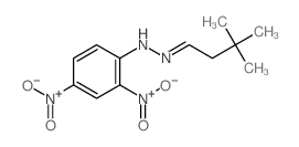 Butanal, 3,3-dimethyl-,2-(2,4-dinitrophenyl)hydrazone structure