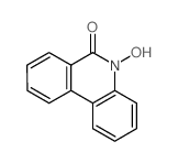 5-hydroxyphenanthridin-6-one结构式