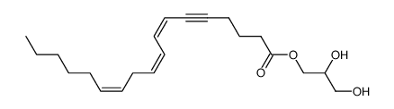 glyceryl octadec-5-yne-7Z,9Z,12Z-trienoate结构式