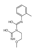 1-carbamoyl-1-(2-methoxyethyl)-3-(2-methylphenyl)urea结构式