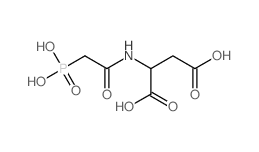 2-[(2-phosphonoacetyl)amino]butanedioic acid Structure