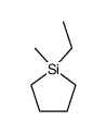 1-ethyl-1-methyl-silolane Structure