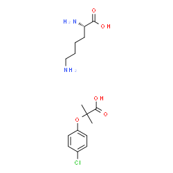 lysine clofibrate Structure