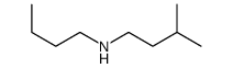 N-丁基-3-甲基-1-丁胺结构式