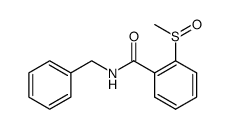 N-benzyl-2-(methylsulfinyl)benzamide Structure