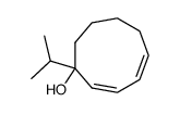 1-isopropyl-cis,cis-2,4-cyclononadien-1-ol结构式