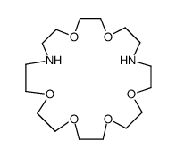 1,4,7,10,16,19-hexaoxa-13,22-diazacyclotetracosane Structure