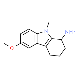 Carbazole, 1-amino-1,2,3,4-tetrahydro-6-methoxy-9-methyl- (8CI) structure