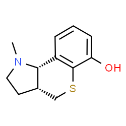 [1]Benzothiopyrano[4,3-b]pyrrol-6-ol,1,2,3,3a,4,9b-hexahydro-1-methyl-,(3aR,9bS)-rel-(9CI) Structure