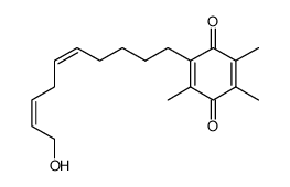 2-((5Z,8Z)-10-Hydroxy-deca-5,8-dienyl)-3,5,6-trimethyl-[1,4]benzoquinone结构式