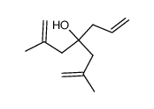 2,6-dimethyl-4-(2'-propenyl)-1,6-heptadien-4-ol Structure