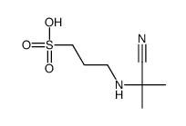 3-(2-cyanopropan-2-ylamino)propane-1-sulfonic acid Structure
