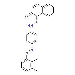 1-[[4-[(dimethylphenyl)azo]phenyl]azo]-2-naphthol结构式